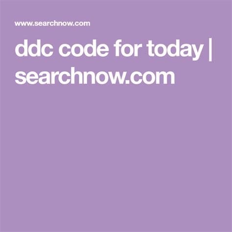 ddc codes|ddc code download.